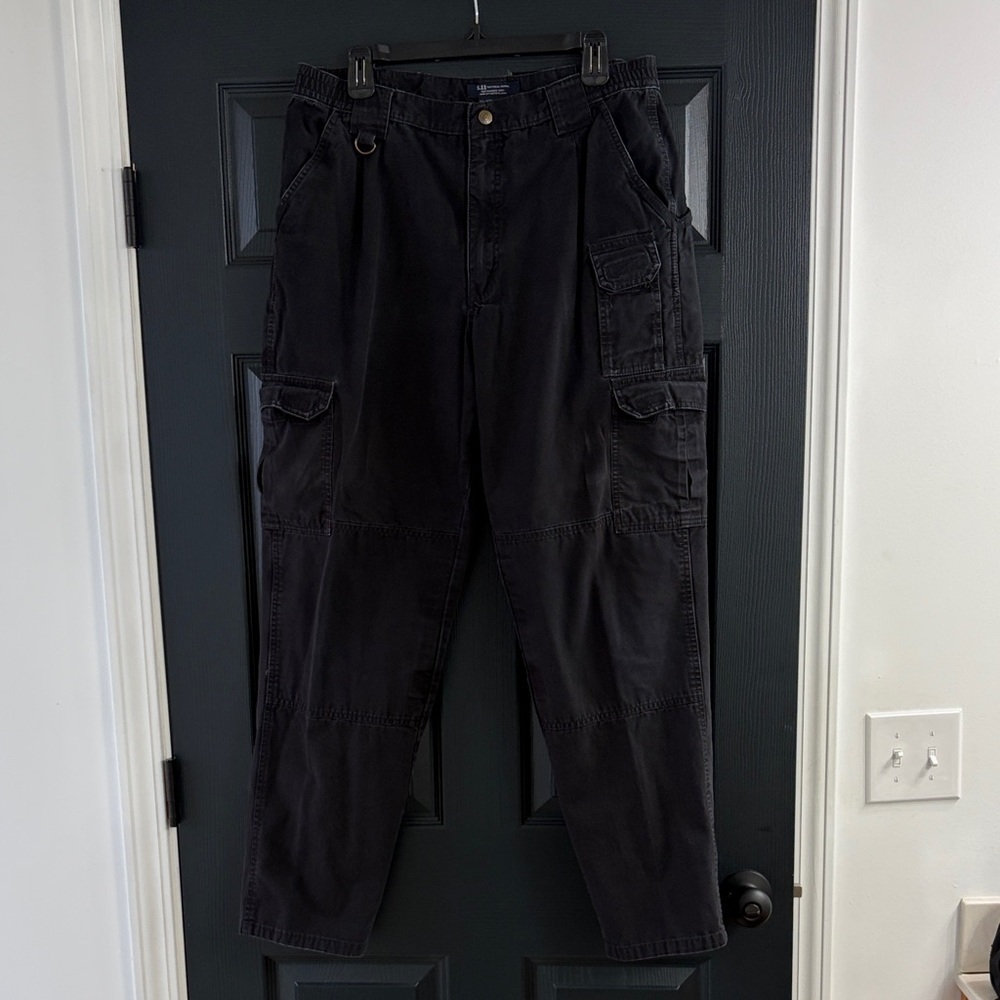 5.11 Tactical Black Cargo Pants with Utility Pockets